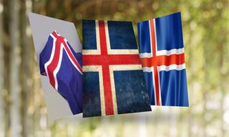 Iceland Flag Affiche