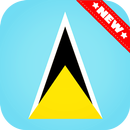 Saint Lucia Flag Wallpaper APK