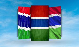 Gambia Flag Wallpaper скриншот 2