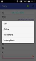 Diary captura de pantalla 2