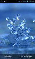 Water Splash Live Wallpaper imagem de tela 1