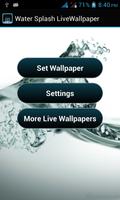 Water Splash Live Wallpaper imagem de tela 2