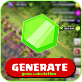 Gems Clash Calculator ícone