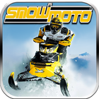 Sneeuw Moto Racing gratis-icoon