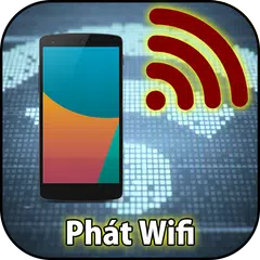 Phát wifi từ điện thoại - Trạm phát Wifi Hotspot Icon