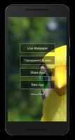 Funny Bird Pecking Crystal Scr پوسٹر