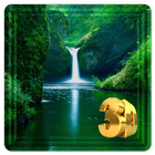 Prachtige Waterfall Live Wallp-icoon