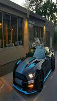 Black Supercar HD Live Wallpaper ポスター
