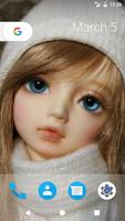 Cute Doll HD Theme imagem de tela 1