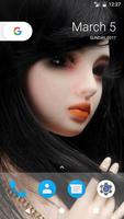 Cute Doll HD Theme syot layar 2