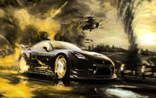 Car Chase HD Wallpapers Affiche