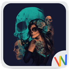 Ghost Art Skull Fonds d'écran HD icône