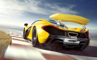 Sports Car Wallpaper постер