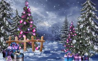 Christmas Snow Wallpaper скриншот 3