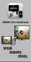 HDMI for adnroid phone to tv पोस्टर