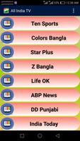 Live Indian TV Channels Free Affiche