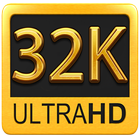 32k Ultra Hd Video Player & 32k Video UHD - 2018 icône