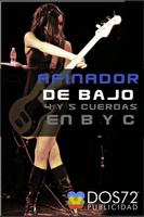 Poster Afinador de Bajo 4 y 5 cuerdas