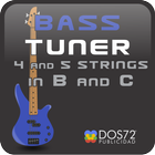 Bass Tuner 4 and 5 Strings أيقونة