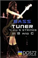 Bass Tuner 4 and 5 Strings الملصق