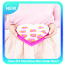 Dễ dàng Tự làm Valentines Box Emoji Heart Chocol APK