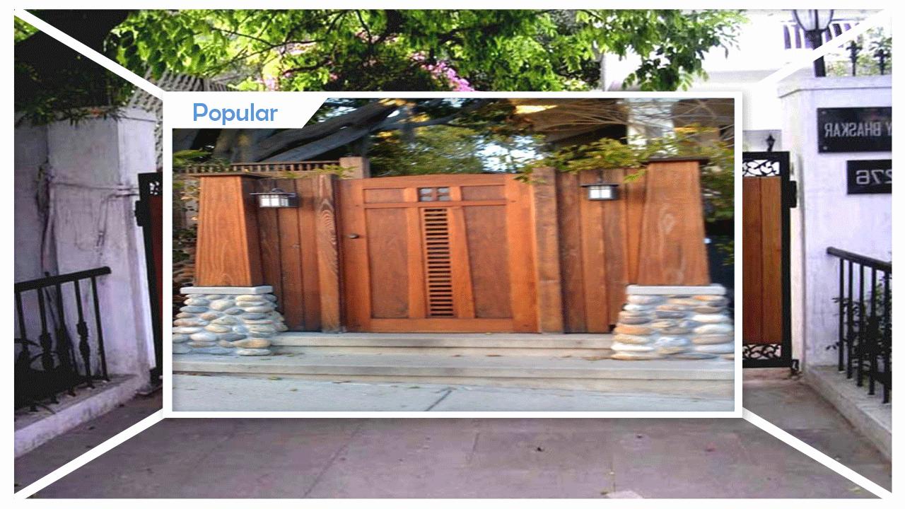 Fantastic Wooden Gate Design Ideas For Android Apk Fantastic Wooden Gate Design Ideas For Android Apk