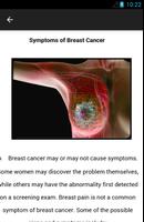 Breast Cancer Symptoms capture d'écran 2