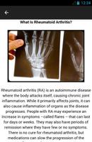 Rheumatoid Arthritis captura de pantalla 3