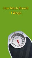 How Much Should I Weigh Affiche