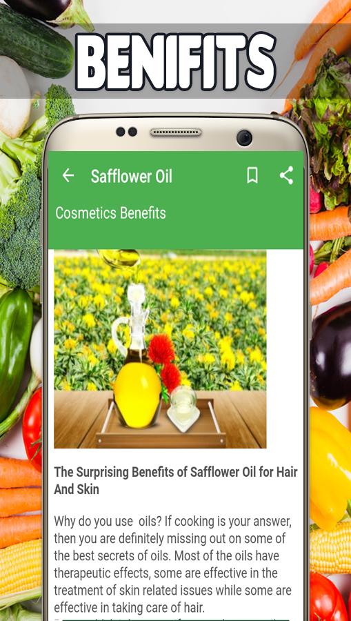 Beneficios de aceite de cártamo for Android - APK Download