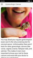 Reduce Gynecologic Cancer Risk Plakat