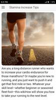 Poster How to Increase Your Running Stamina