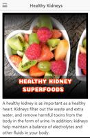 Poster Kidney friendly foods - Foods good for kidneys