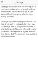 2 Schermata Kidney friendly foods - Foods good for kidneys