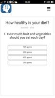 Healthy Eating Quiz اسکرین شاٹ 1