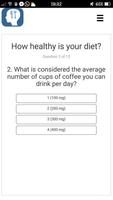 Healthy Eating Quiz اسکرین شاٹ 2