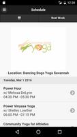 Dancing Dogs Yoga Savannah Affiche