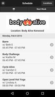 Body Alive Fitness plakat