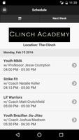 Clinch Academy MMA & BJJ plakat