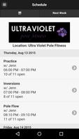 Ultra Violet Pole Fitness الملصق