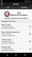 Doré Martial Arts Academy Affiche