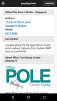 Milan Pole Dance Singapore capture d'écran 2