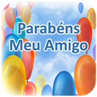 Parabéns Meu Amigo أيقونة