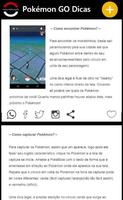 Poster Dicas Português - Pokémon GO