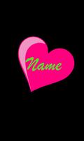 Heart Name Live Wallpaper โปสเตอร์