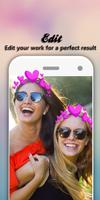 Flower Crown Photo Editor Affiche