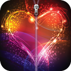 Heart zipper lock screen icône