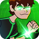 Ben Heartblast Alien Shooter - Run and Fight icône