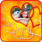 Love Heart Photo Frames Maker-icoon