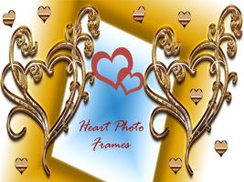 Love Heart Photo Frames Maker Affiche